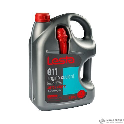 Антифриз Lesta G11, синій, готовий &minus;35 &deg;C, 4л