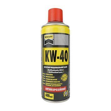 Универсальная смазка KW-40 TM "KRAFT" в аэр. упаковке 400 мл