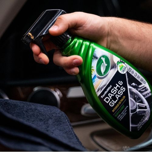 Поліроль для скла та пластику інтер'єру Turtle Wax Dash-n-Glass 500 мл, 500мл