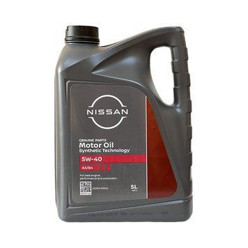 Моторное масло NISSAN Motor Oil 5W-40 MG-NISSAN-OLYVA-NISSAN-MOTOR-OIL-5W-40-ECFAC4-5L &mdash; фото товара