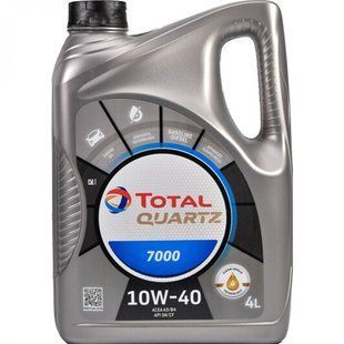 Масло моторное TOTAL QUARTZ 7000 10W-40 4л (шт.), 4л