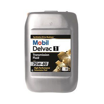 Трансмиссионное масло Mobil Delvac 1 Transmission Fluid 75W-80, 20л