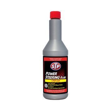 Рідина для гідропідсилювача керма з уплотнювачем STP Power Steering Stop Leak 350 мл