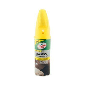 Суха хімчистка текстилю з нейтралізатором запахів зі щіткою Turtle Wax INTERIOR 1 400 мл, 400мл